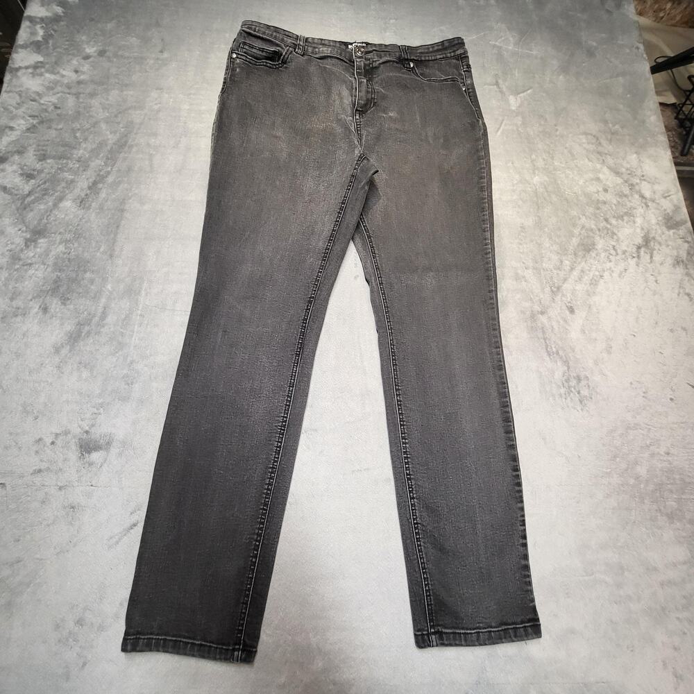 Buffalo David Bitton Jeans Womens 12 Black Francesca Mid Rise Skinny Stretch